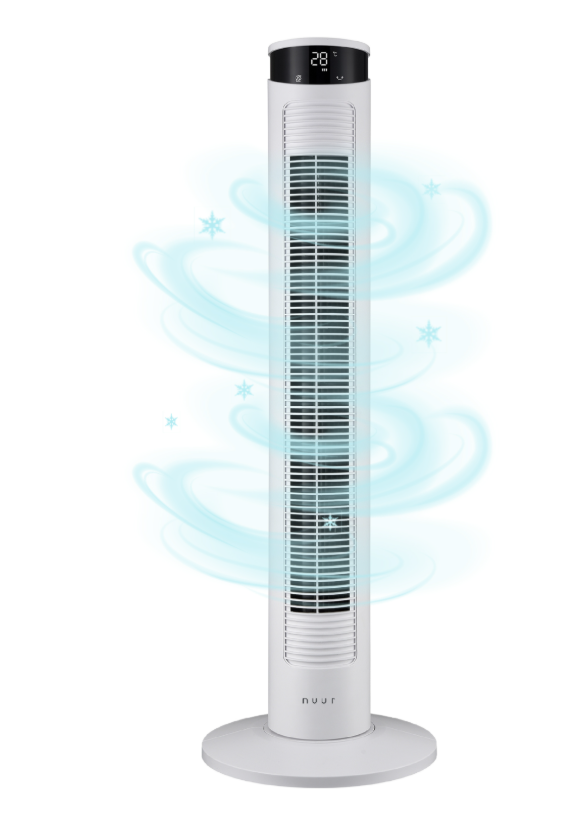 Ventilador De Torre Con Funciones Digitales 3 Velocidades