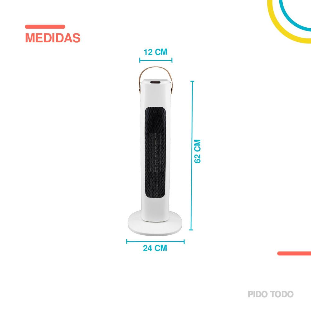 Foto 4 pulgar | Abanico De Torre 2 en 1 SC-ATHCWH Con Calefactor