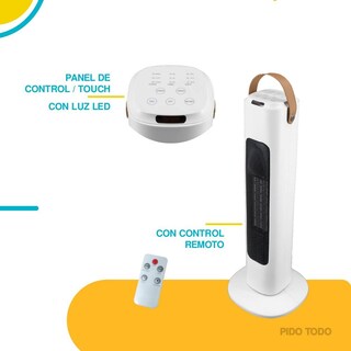 Foto 5 | Abanico De Torre 2 en 1 SC-ATHCWH Con Calefactor