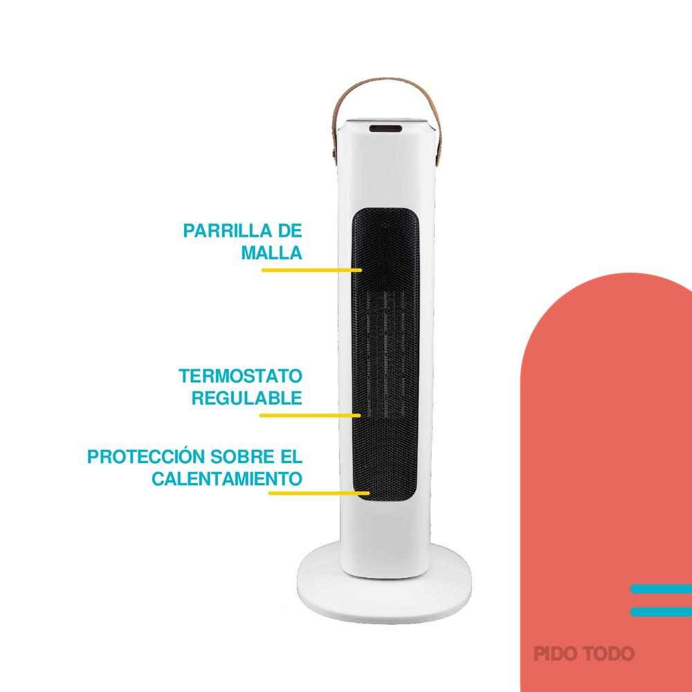 Foto 7 | Abanico De Torre 2 en 1 SC-ATHCWH Con Calefactor