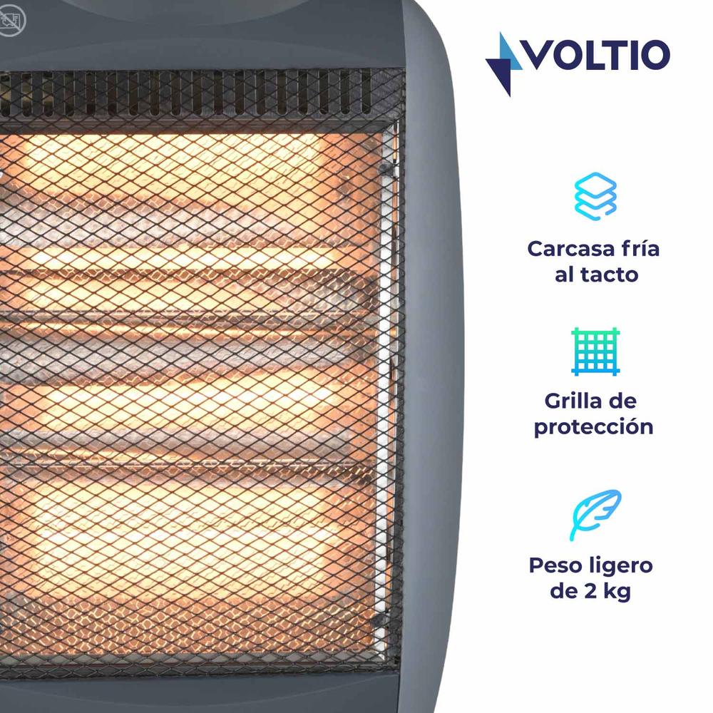 Foto 4 | Calefactor Eléctrico Voltio 3 Niveles 2 Piezas