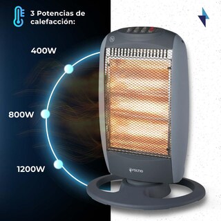 Foto 5 | Calefactor Eléctrico Voltio 3 Niveles 2 Piezas