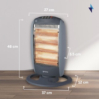 Foto 7 | Calefactor Eléctrico Voltio 3 Niveles 2 Piezas