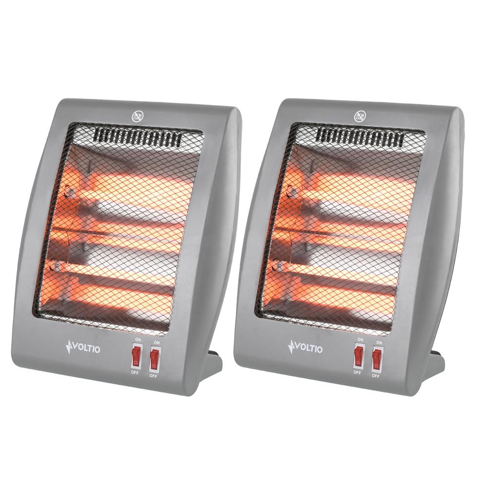 Calefactor Calentador Eléctrico Cuarzo Voltio 2 Niveles 800w 2 piezas