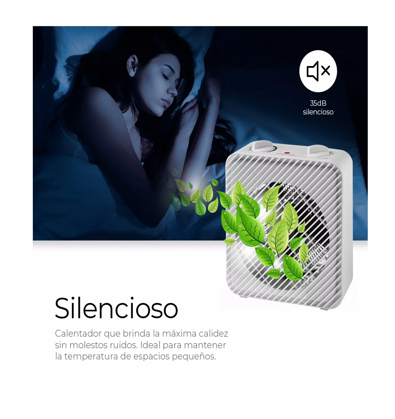 Foto 5 pulgar | Calefactor Eléctrico Pelonis con Ventilador de 1500 W