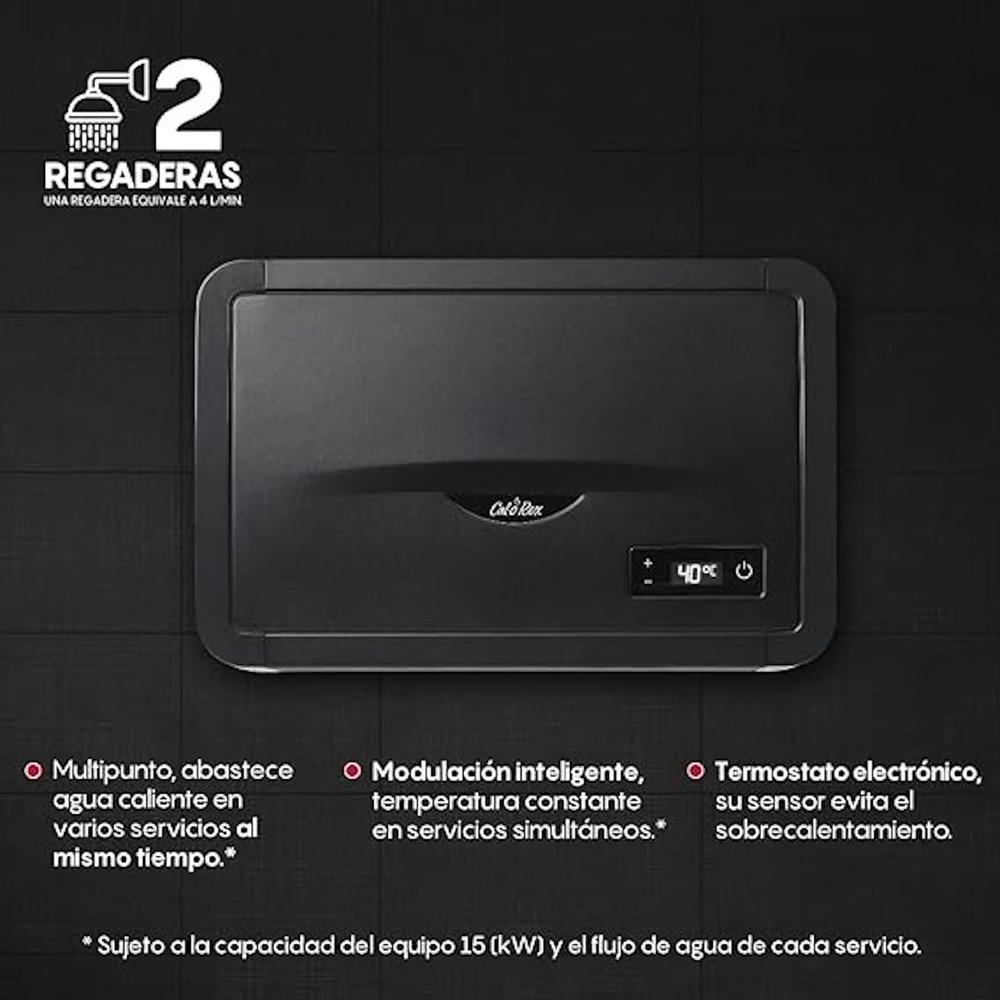 Foto 6 pulgar | Calefactor Eléctrico Calorex Negro 220v