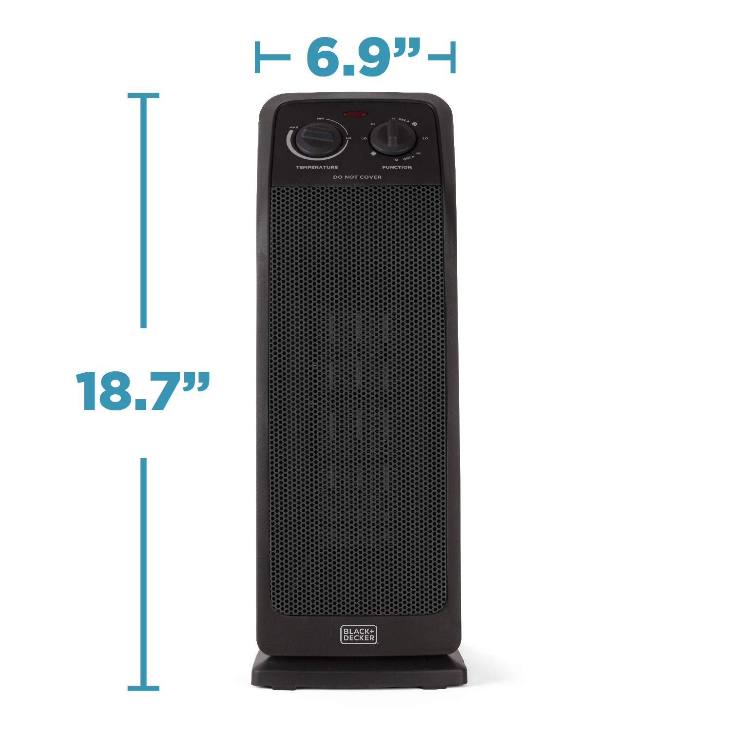 Foto 8 pulgar | Calentador Space Heater Black+decker Torre de Cerámica con Termostato De 1500 W - Venta Internacional