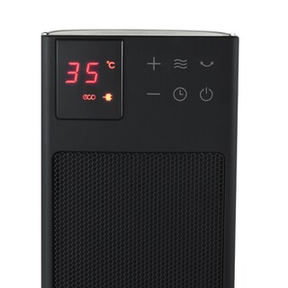 Foto 4 | Calefactor Cerámico Midea Eléctrico 2-1 Dual Flow 23” Negro