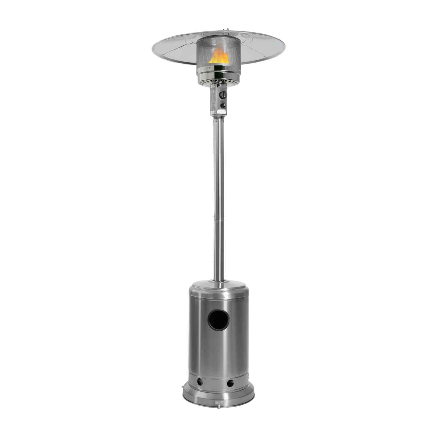 Calefactor Exterior Gas Lp Acero Inox Calenton Hongo Patio