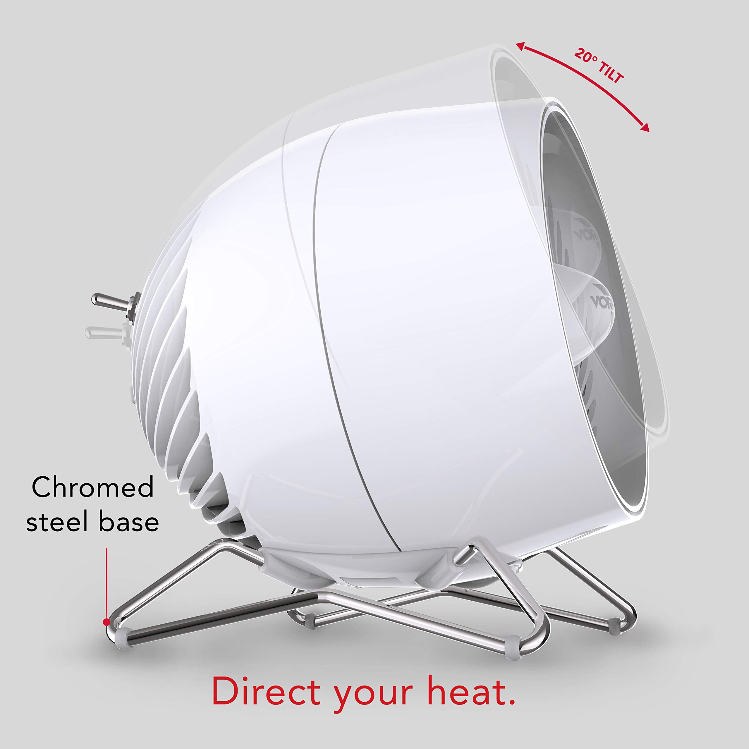 Foto 3 | Calentador Eléctrico Vornado Pivot Heat White - Venta Internacional.