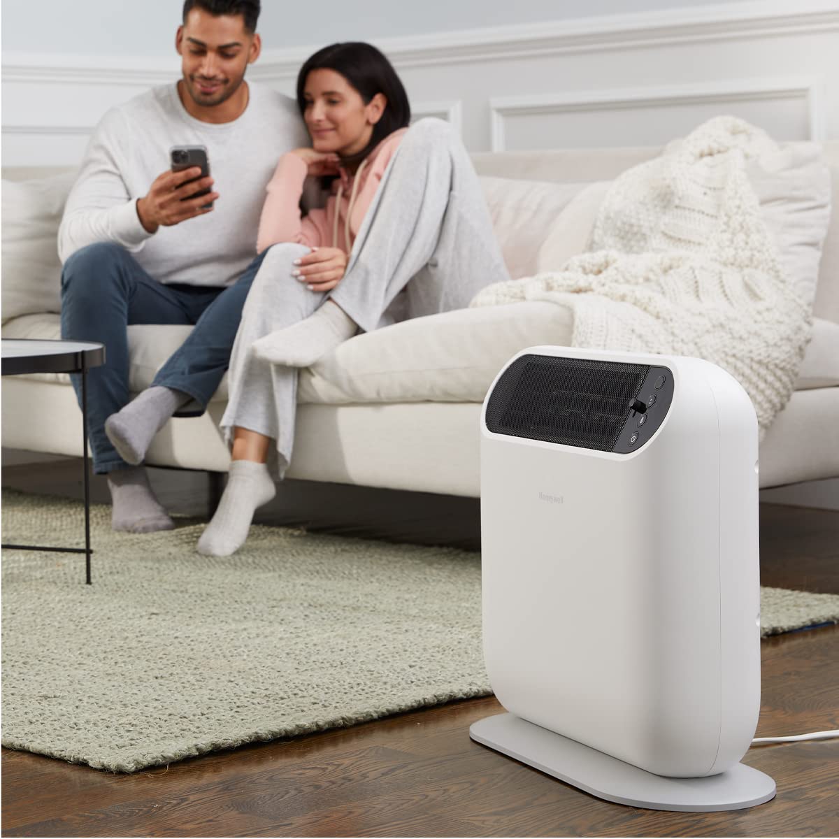 Foto 3 pulgar | Calentador Honeywell Thermawave 6 Ceramic De 1500 W, Color Blanco - Venta Internacional.