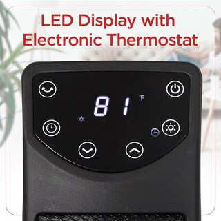 Foto 3 | Calentador Portátil Black+decker Oscilante De 1500 W Con Mando A Distancia - Venta Internacional.