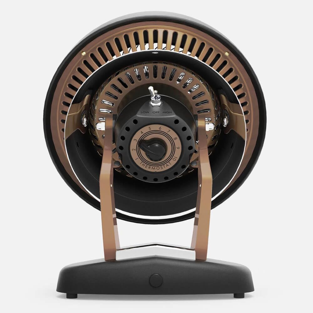 Foto 5 | Calentador Vornado Vheat Vintage Metal, 2 Ajustes De Calor, Color Bronce - Venta Internacional.