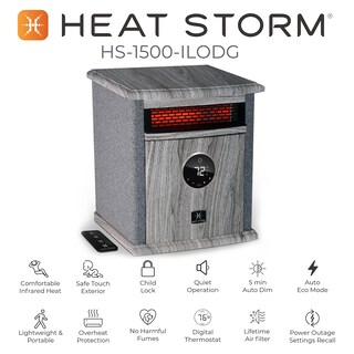 Foto 5 | Calentador De Armario Heat Storm Hs-1500-ilodg 1500w 5200btu Gris - Venta Internacional.