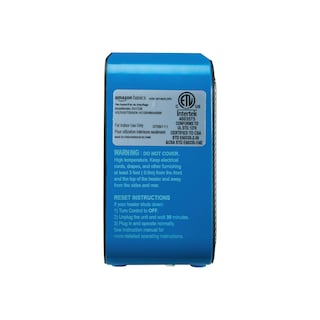 Foto 4 | Calentador De Cerámica Amazon Basics Mini, 500 W, Azul, 640 G - Venta Internacional.