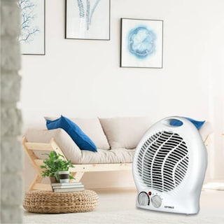 Foto 2 | Calefactor de Ventilador Optimus H-1322 Portátil 2 Velocidades con Termostato - Venta Internacional