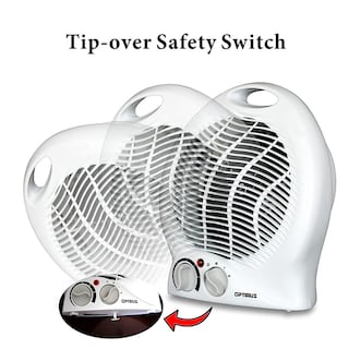 Foto 3 | Calefactor de Ventilador Optimus H-1322 Portátil 2 Velocidades con Termostato - Venta Internacional