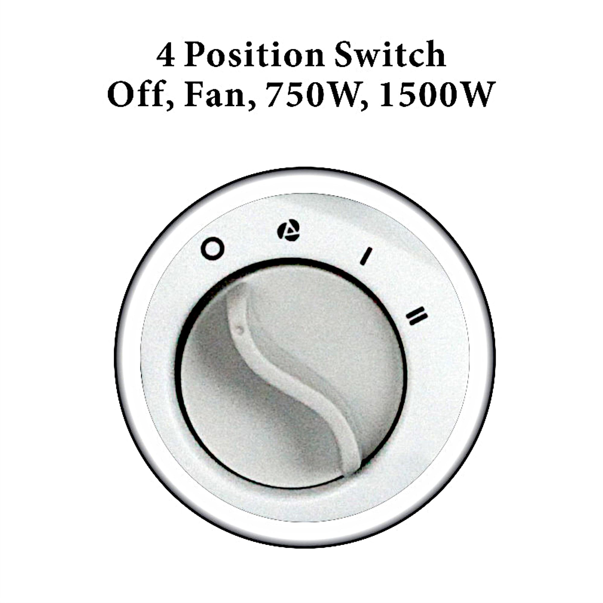 Foto 5 pulgar | Calefactor de Ventilador Optimus H-1322 Portátil 2 Velocidades con Termostato - Venta Internacional