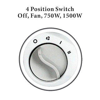 Foto 4 | Calefactor de Ventilador Optimus H-1322 Portátil 2 Velocidades con Termostato - Venta Internacional