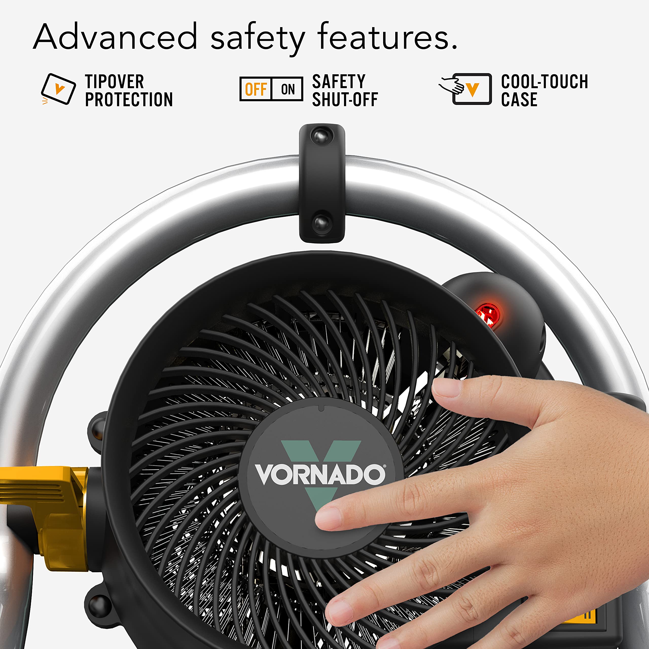 Foto 4 pulgar | Calentador De Garaje Vornado Velocity Hd Con Ventilador Negro - Venta Internacional.