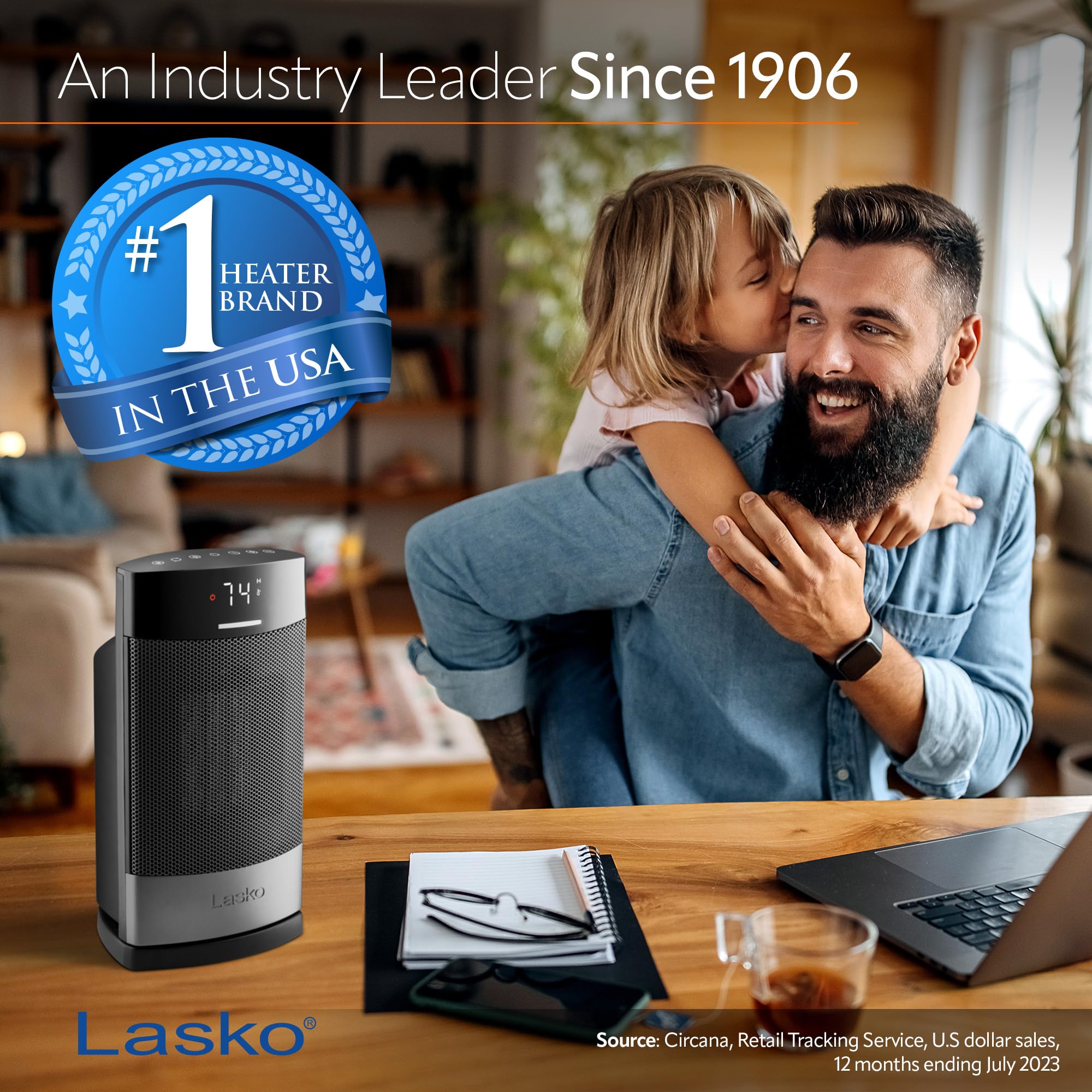 Foto 6 | Calentador De Sobremesa Lasko de 1500 w-Venta Internacional