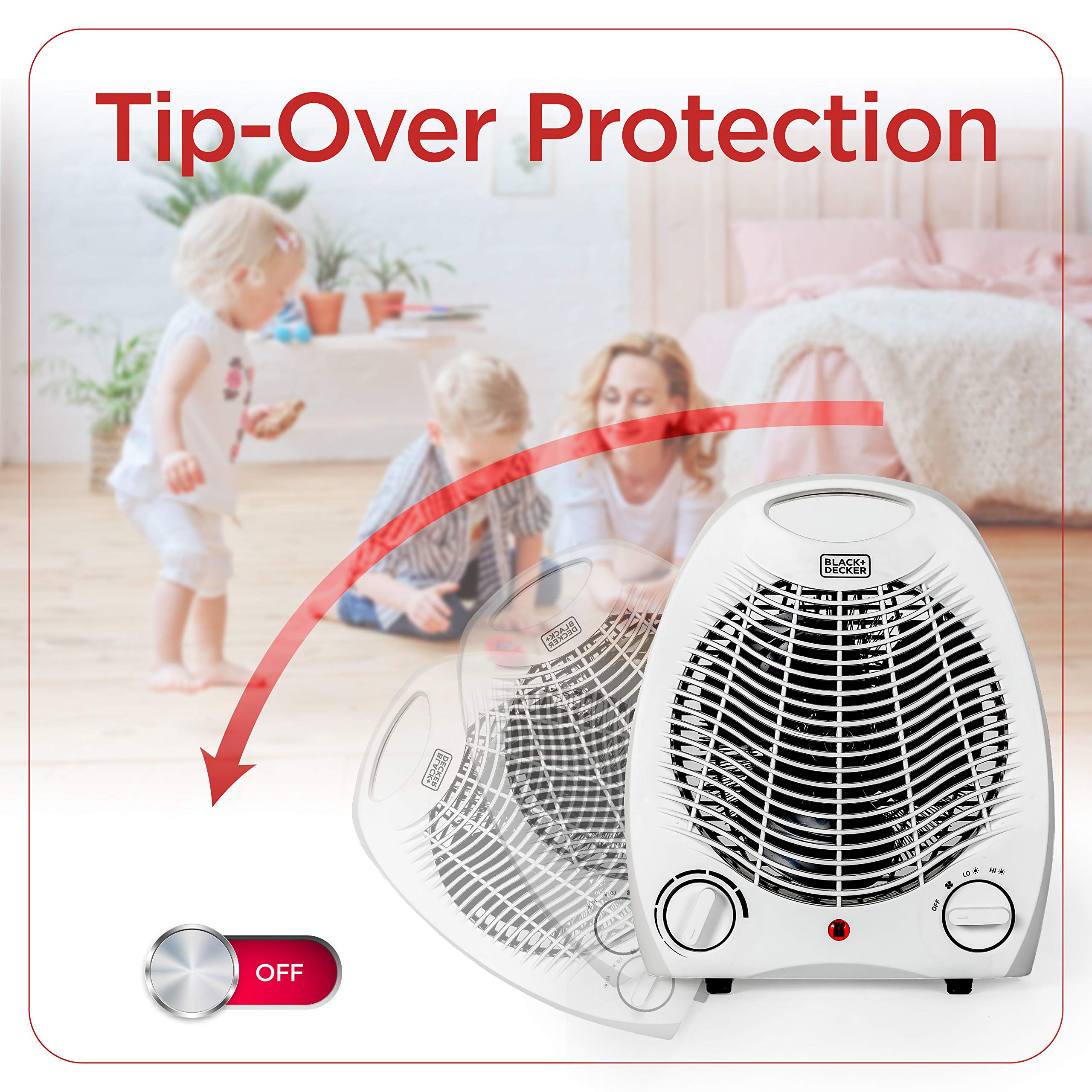 Foto 7 pulgar | Calentador Portátil Black+Decker para Escritorio de Oficina de 1500 W - Venta Internacional