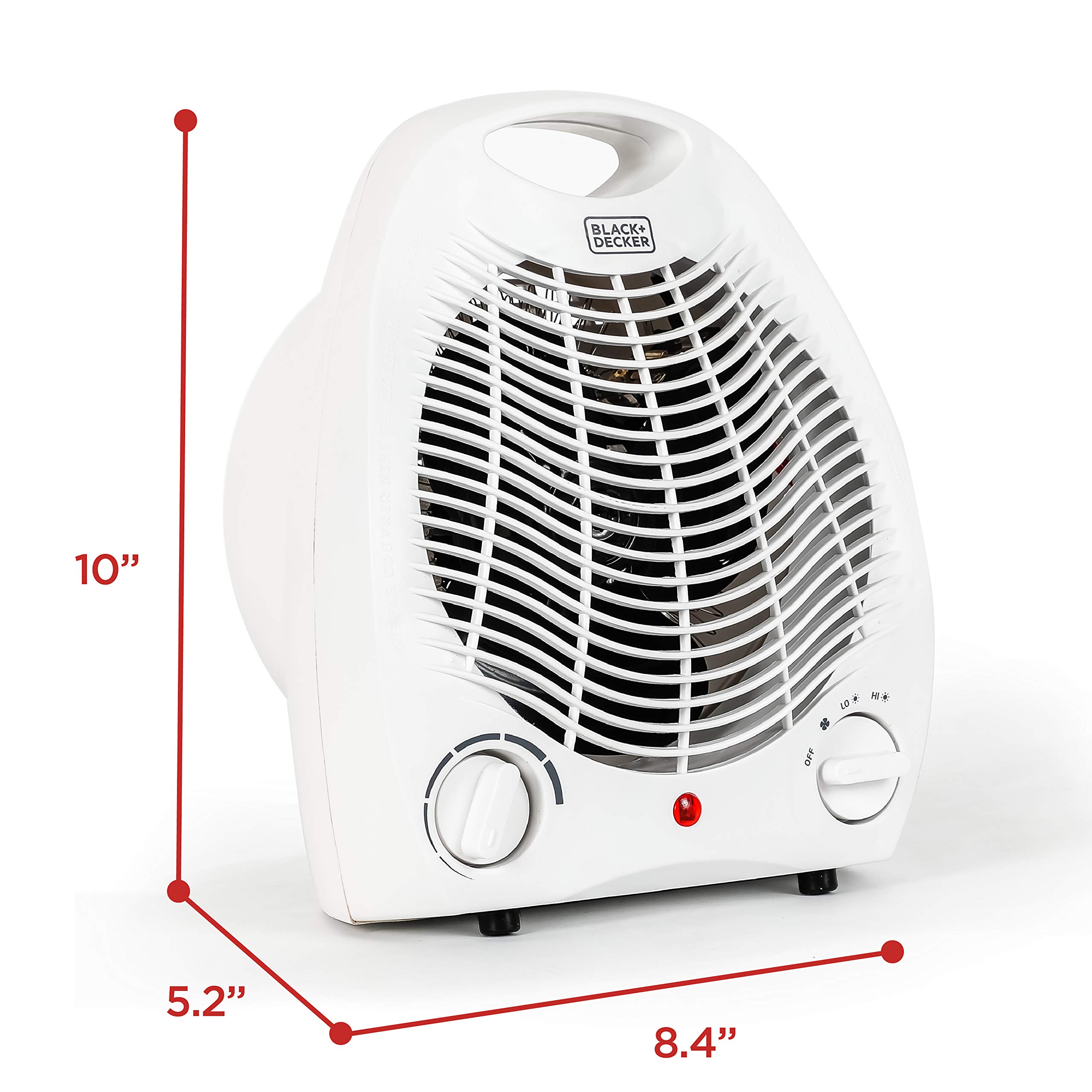 Foto 8 pulgar | Calentador Portátil Black+Decker para Escritorio de Oficina de 1500 W - Venta Internacional