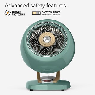 Foto 4 | Termostato Ajustable Heater Vhornado Vheat Vintage De Metal Verde - Venta Internacional.
