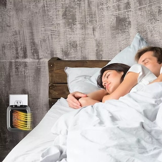 Foto 4 | Calefactor Eléctrico 800w Portátil para Hogar Silencioso con Control Remoto
