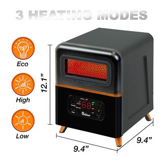 Foto 3 | Calentador Infrarrojo Space Heater Dr. Dr-978, 1500 W, Híbrido Dual - Venta Internacional.
