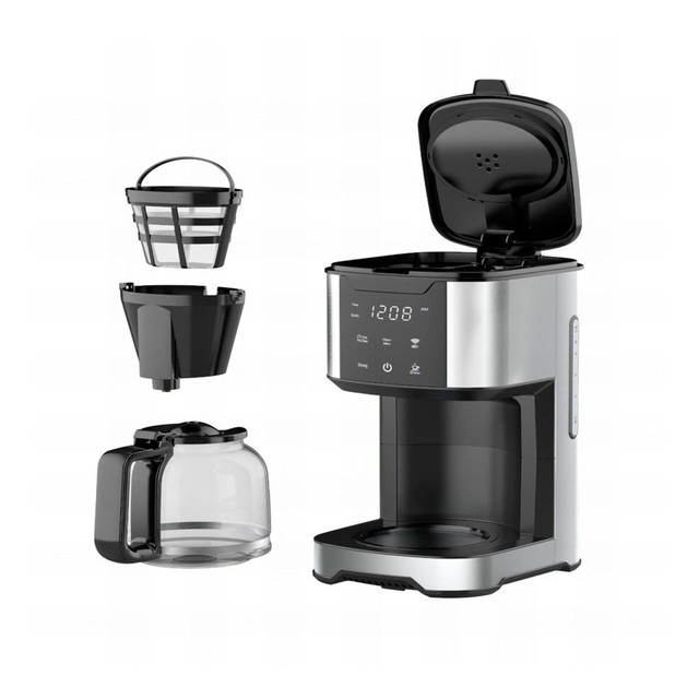 Foto 8 pulgar | Set Beautifull Home Calefactor de Torre Cafetera Programable y Dispensador de Alimento para Mascotas