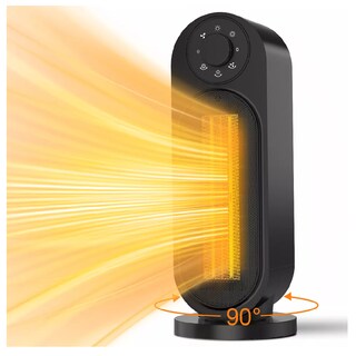 Foto 2 | Calefactor Eléctrico de Aire Lab.G 3 Modos Oscilación Negro