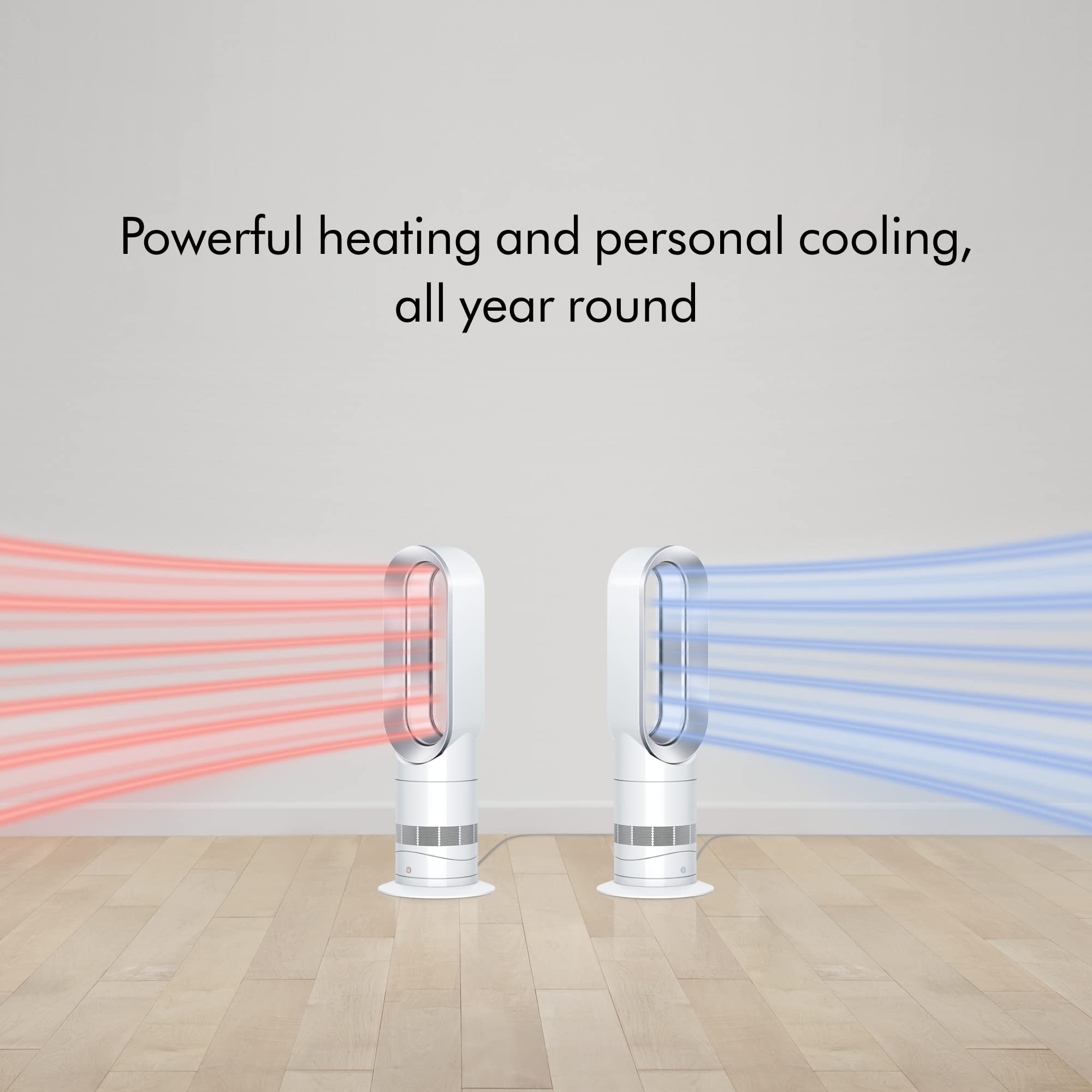 Foto 3 | Calentador Y Ventilador Dyson Hot+cool™ Am09 Jet Focus Blanco/plateado - Venta Internacional.