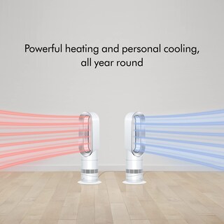 Foto 3 | Calentador Y Ventilador Dyson Hot+cool™ Am09 Jet Focus Blanco/plateado - Venta Internacional.