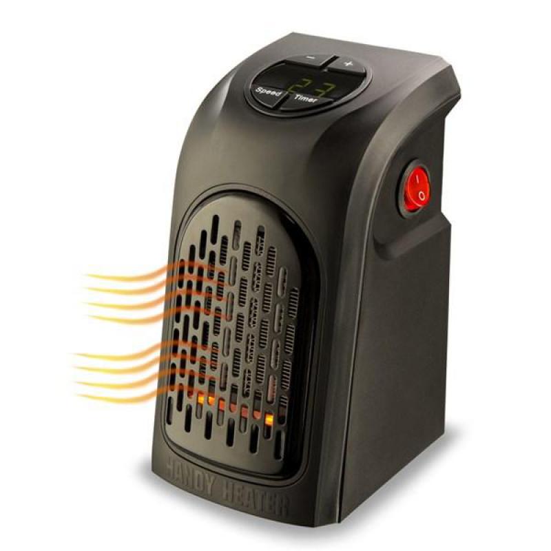 Calefactor Portátil de 400 w Negro