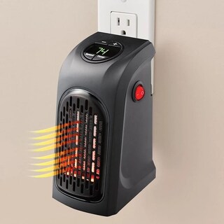 Foto 5 | Calefactor Portátil de 400 w Negro