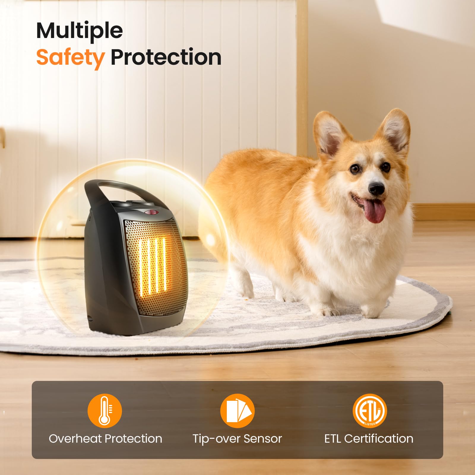 Foto 3 | Calefactor Kismile de 1500 w-Venta Internacional