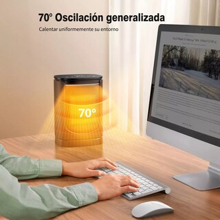 Foto 3 | Calefactor Portátil 3 Niveles 1500w Eo Safe Imports Esi-17206 Negro