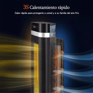 Foto 4 | Calefactor Eléctrico Eo Safe Imports Negro