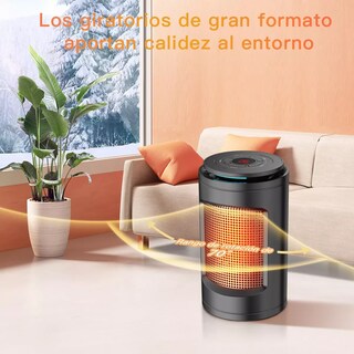 Foto 4 | Calefactor Portátil Con 3 Niveles 1500w Eo Safe Imports Esi-17205 Negro