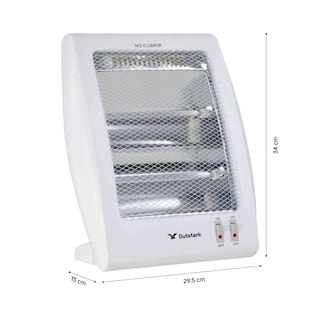 Foto 6 | Set 2 Calentadores Eléctricos Gutstark Calefactor 800w Blancos