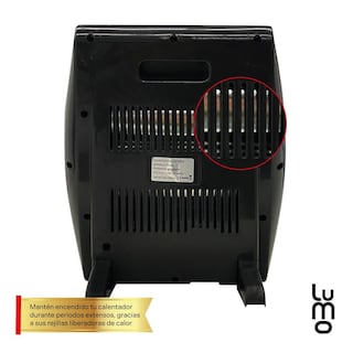 Foto 6 | Calefactor Calentador Eléctrico Cuarzo Compacto 2 Niveles