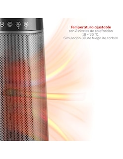 Foto 3 | Calefactor Eléctrico Tipo Chimenea De 1500 W Ccon Humidificado