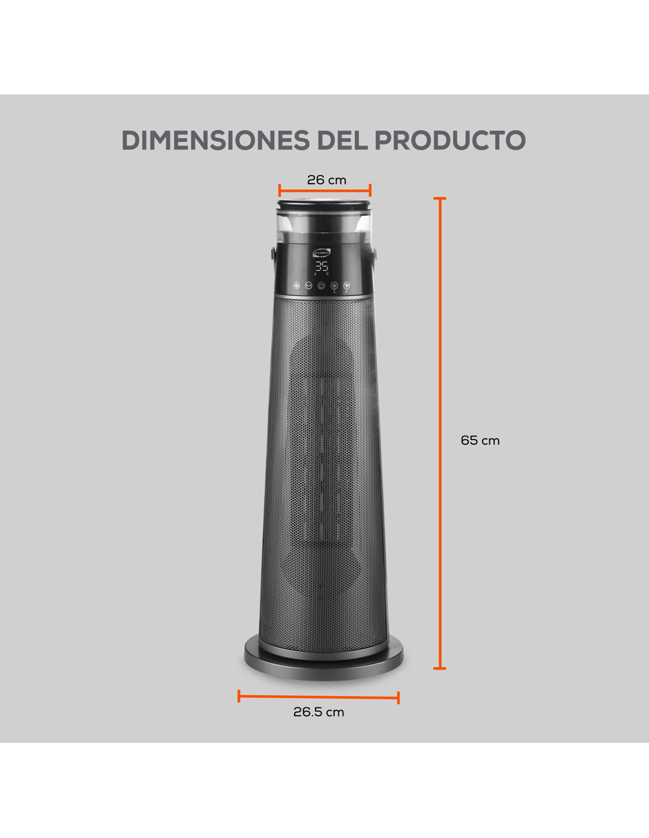 Foto 5 pulgar | Calefactor Eléctrico Tipo Chimenea De 1500 W Ccon Humidificado