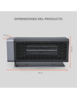 Foto 4 | Calefactor Eléctrico 3 En 1 De 1200 W + Solo Ventilador
