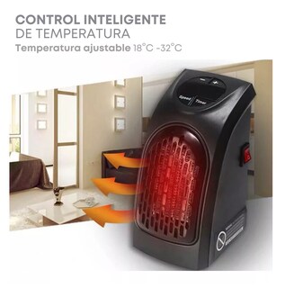 Foto 4 | Mini Calentador de Aire Eléctrico Lab.G Portátil Negro