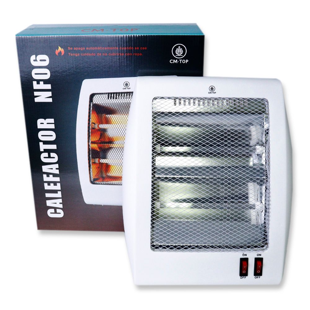 Calefactor Calentador Eléctrico 2 Niveles 800w Blanco