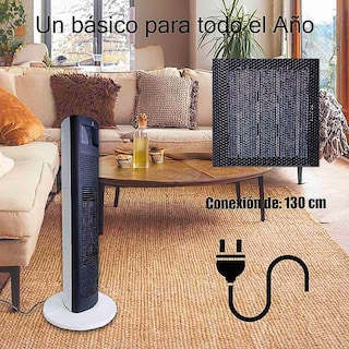 Foto 4 | Calentador De Torre 1500w 3 Velocidades Oscilación Moderna