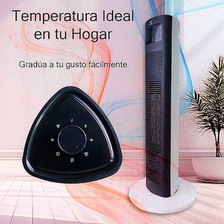 Foto 5 | Calentador De Torre 1500w 3 Velocidades Oscilación Moderna