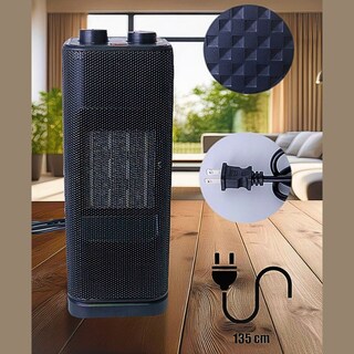 Foto 5 | Calentador De Torre Cerámico 750w Y 1500w Con Oscilación